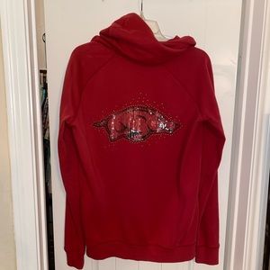 PINK Arkansas Razorback Hoodie